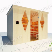 Phòng xông hơi đá muối Ms 09 Phòng xông hơi đá muối Ms 09