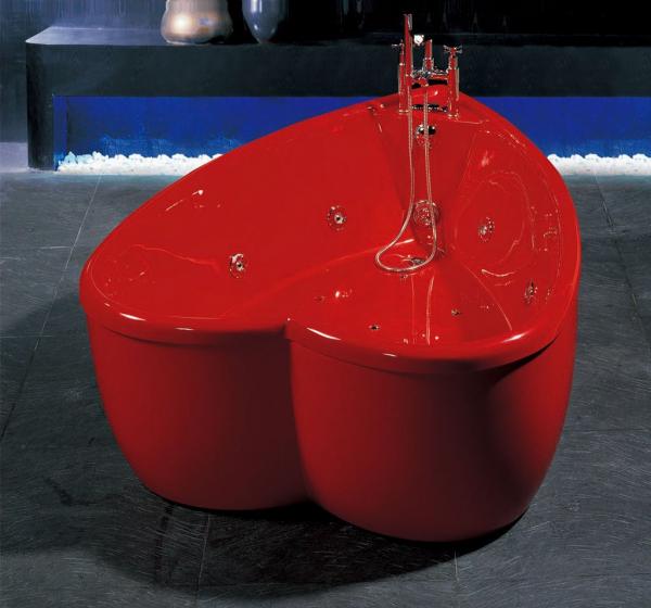 Bồn tắm trái tim kết hợp ngâm mình massage Bồn massage ngâm