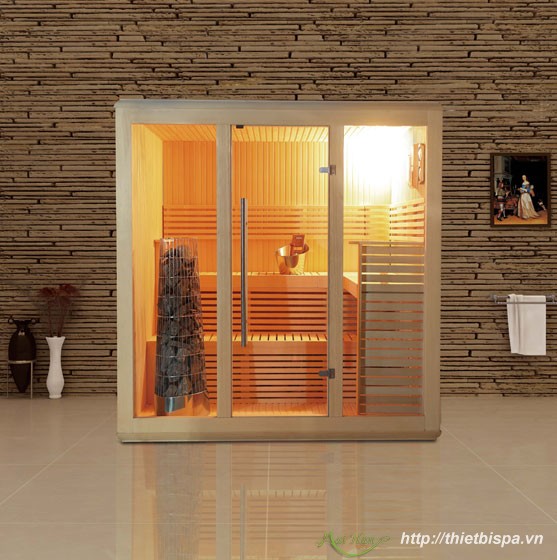 Phòng xông hơi bằng gỗ 