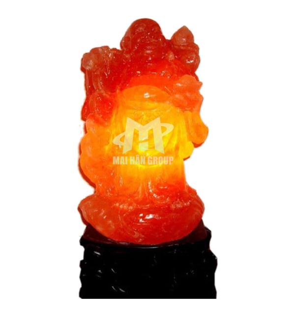 Đá muối phong thủy phật Di Lặc