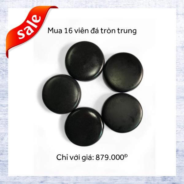 đá nóng massage tròn trung