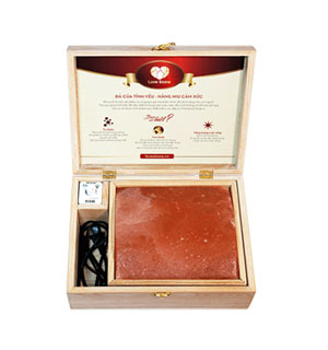 Hộp Đá Muối Massage Chân Love Stone Deluxe