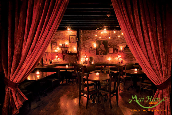 nhà hàng ốp tường đá muối himalaya Đá muối Himalaya trong thiết kế nội thất