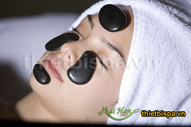 Đá nóng massage mặt  Đá nóng massage mặt