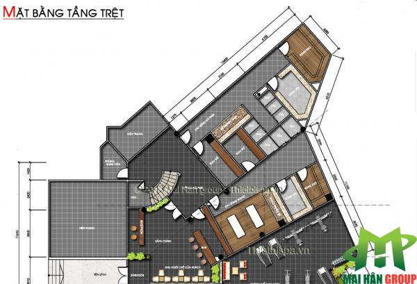 Bản vẽ thiết kế tổng thể tầng trệt spa Capsaint Jaques Thùy Vân, Vũng Tàu do Mai Hân Group thực hiện  Bản vẽ thiết kế tổng thể tầng trệt spa Capsaint Jaques Thùy Vân, Vũng Tàu do Mai Hân Group thực hiện