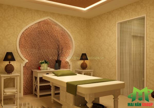  Phòng massage 2 mỹ phẩm  cao cấp Ngọc My do Mai Hân Group thiết kế, thi công