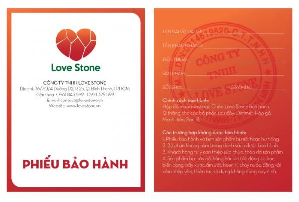 Công bố bộ quy chuẩn hàng chính hãng Love Stone