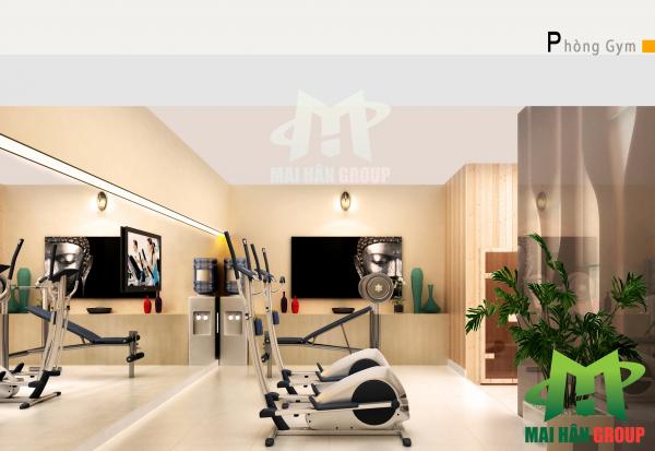 Bản vẽ thiết kế phòng Gym do Mai Hân Group thực hiện