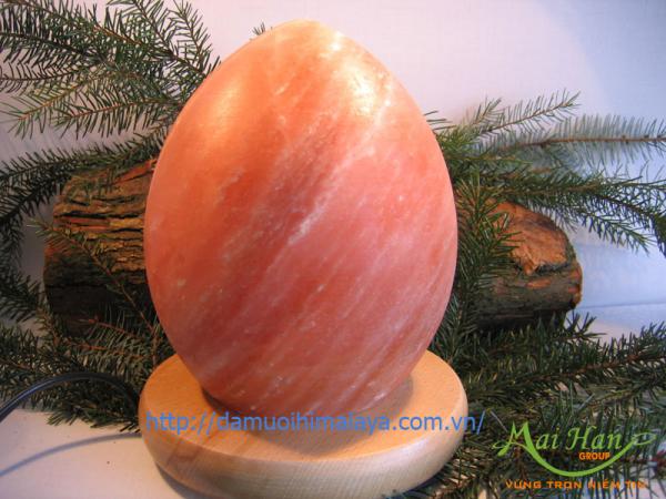 Đèn đá muối Himalaya hình quả trứng Đèn đá muối Himalaya