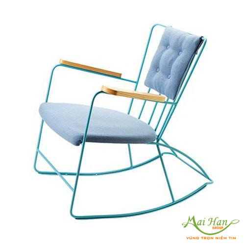 Màu sắc nhẹ nhàng và thanh thoát Ghế thư giãn bập bênh
