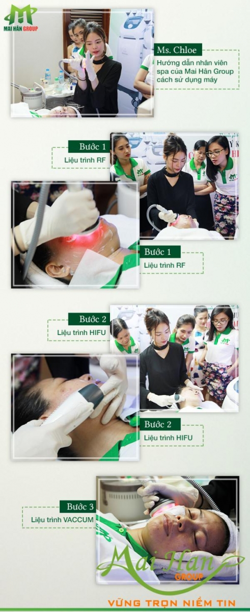 Mai Hân Group tiếp nhận công nghệ spa HIFU - RF - VACUUM số 1 Hàn Quốc Mai Hân Group tiếp nhận công nghệ spa HIFU - RF - VACUUM số 1 Hàn Quốc
