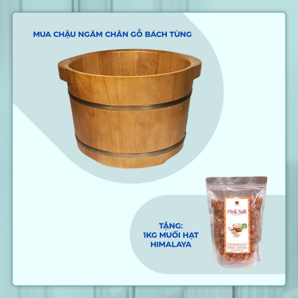 chậu ngâm chân gỗ bách tùng