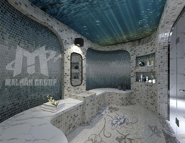 Hoàn thiện lắp đặt phòng xông hơi ướt