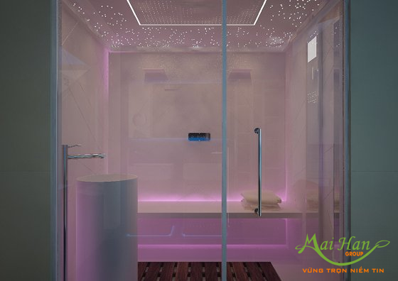Phòng xông hơi ướt Corian Phòng xông hơi ướt Corian
