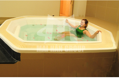 Bồn massage xây jacuzzi