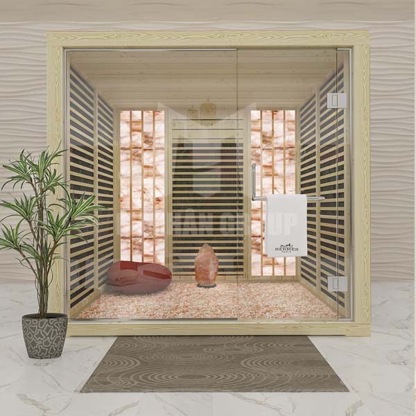 Phòng xông hơi hồng ngoại đá muối Phòng xông hơi hồng ngoại đá muối