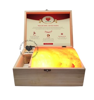 Hộp đá muối Love Stone Standard VIP