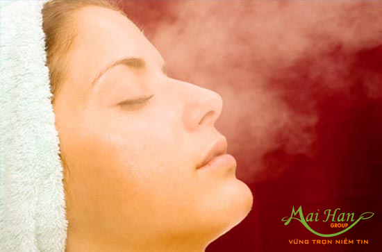 Xông hơi trị mụn