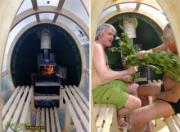 phòng xông hơi sáng tạo trên xe đạp phòng xông hơi sáng tạo trên xe đạp