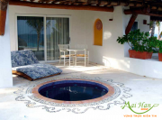 Bồn massage jacuzzi trong dịch vụ spa