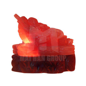 Đèn đá muối Cóc ngậm tiền