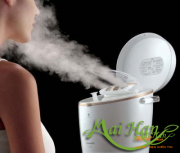 Trắng da, hết mụn với cách xông hơi tinh dầu bằng máy xông hơi mặt