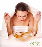 Xông hơi cho da mặt với tinh dầu