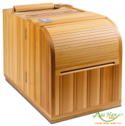 Xông hơi tại nhà với phòng xông hơi cá nhân cao cấp bằng gỗ